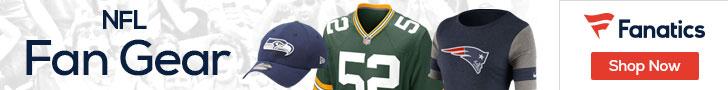 Werbung / Affiliate-Link: NFL-Trikots, Caps und Fanartikel bei Fanatics entdecken. Bei einem Kauf erhalten wir gegebenenfalls eine Provision.